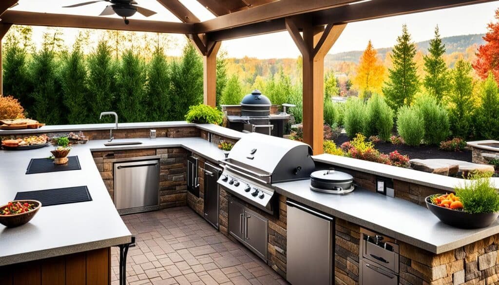 outdoor kitchen cooking preferences
