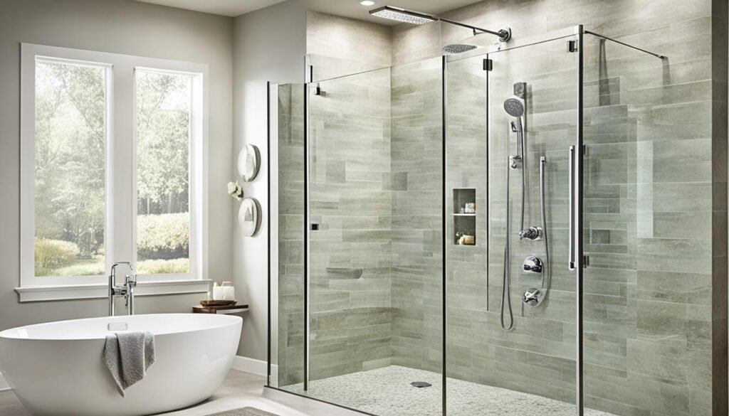 spa-inspired shower