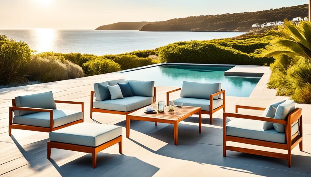 weather-resistant luxury outdoor furniture