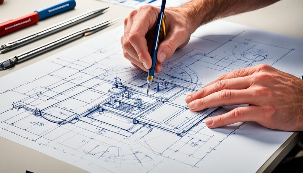 Precision and Problem-Solving in Architectural Drafting
