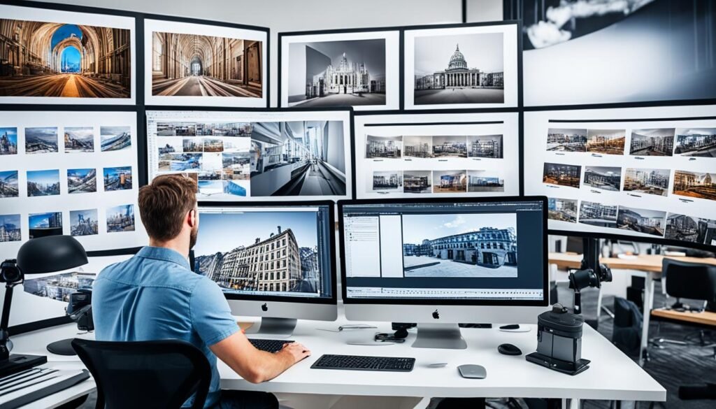 architectural photography post-production