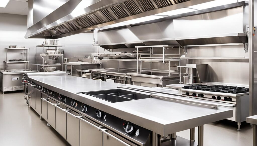commercial kitchen equipment image