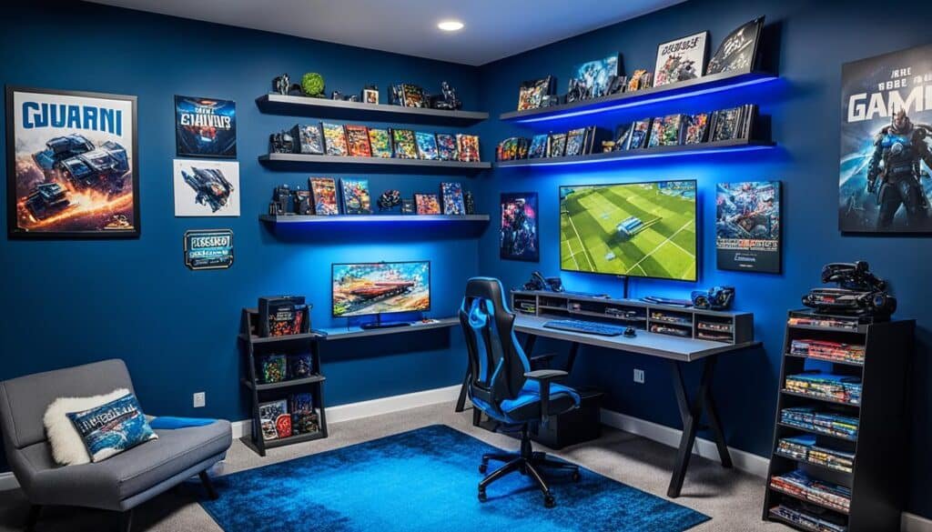 budget-friendly gaming room