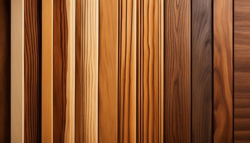 kitchen cabinet wood types