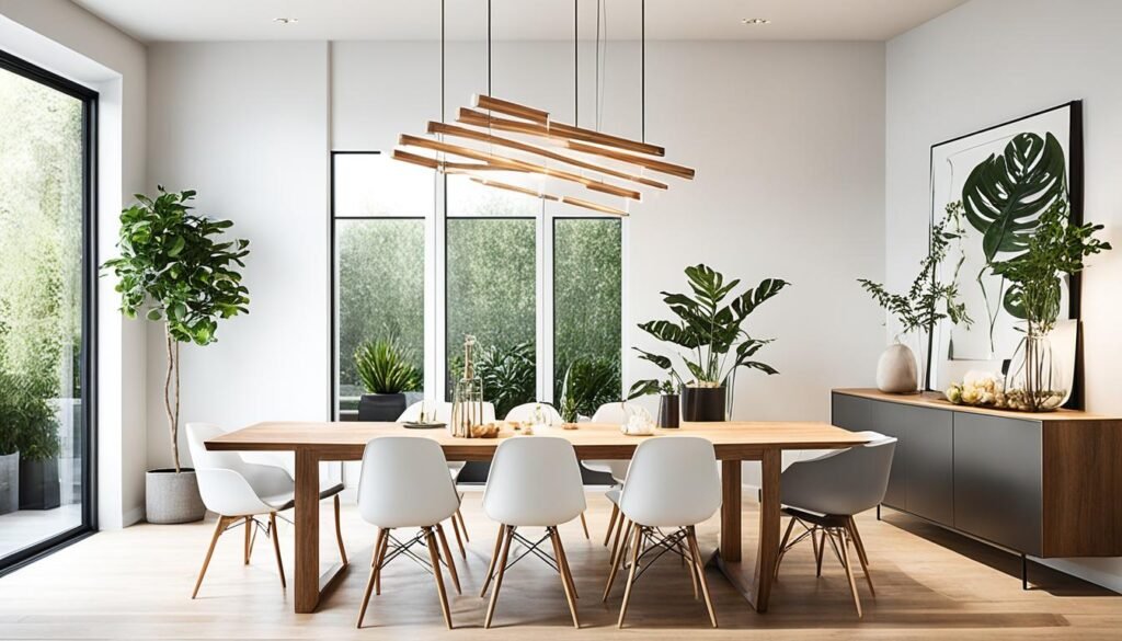 minimalist dining room design