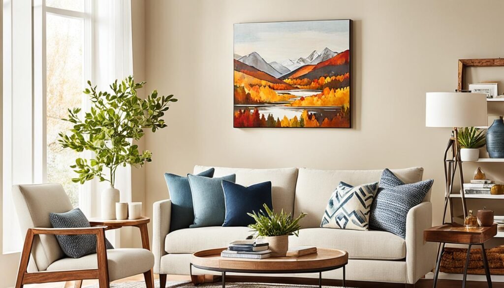 small living room wall art