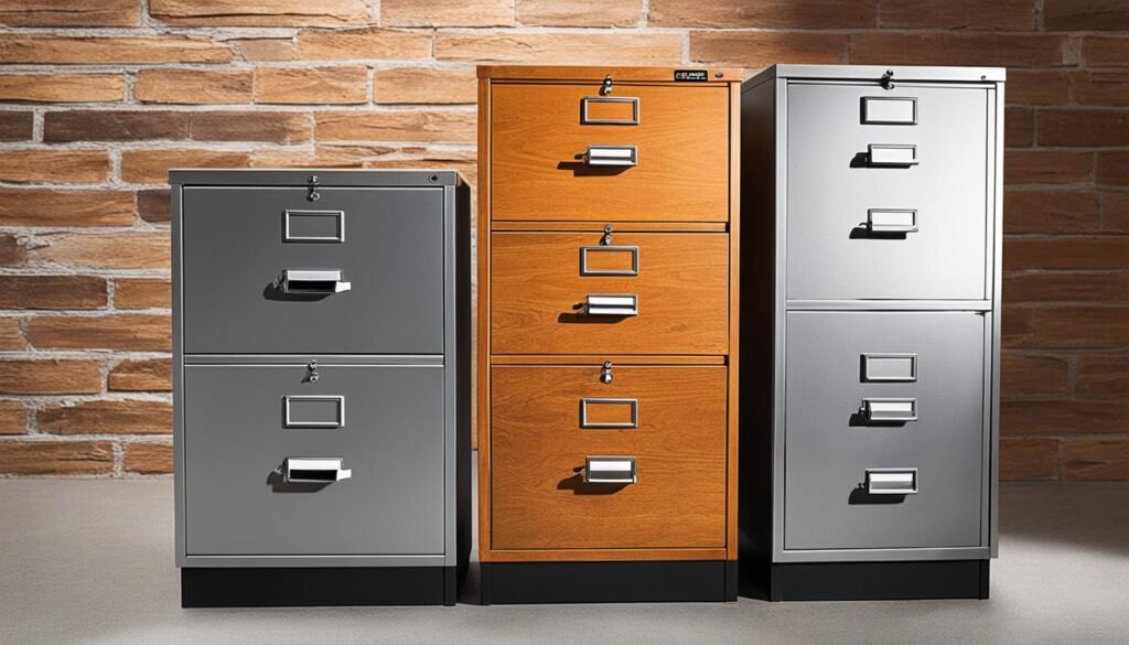 filing cabinet types