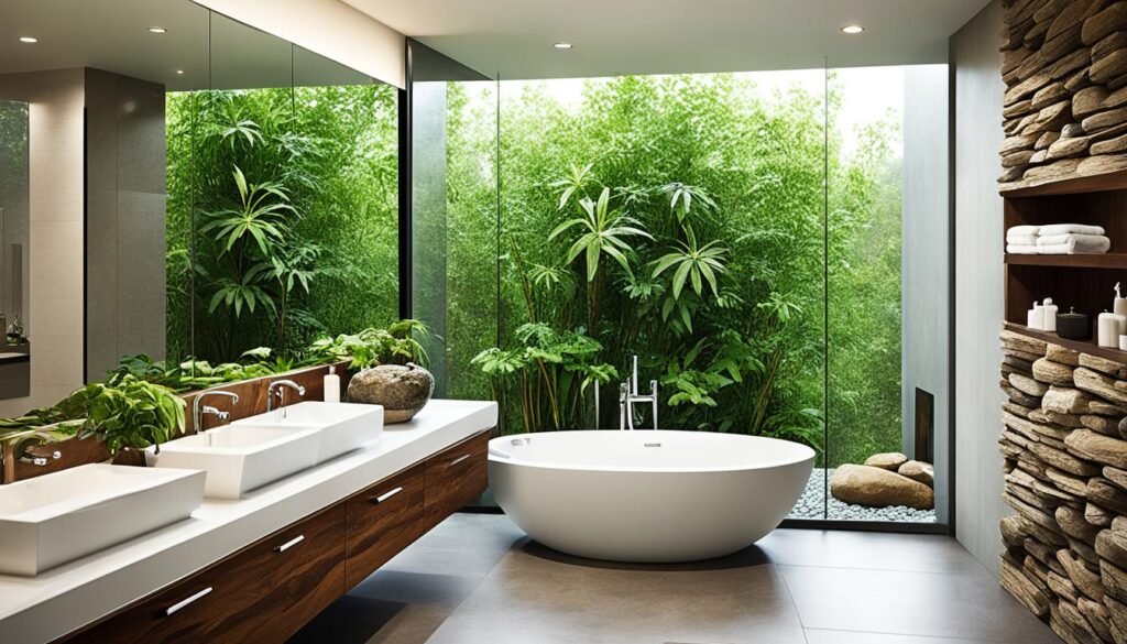 nature inspired bathroom