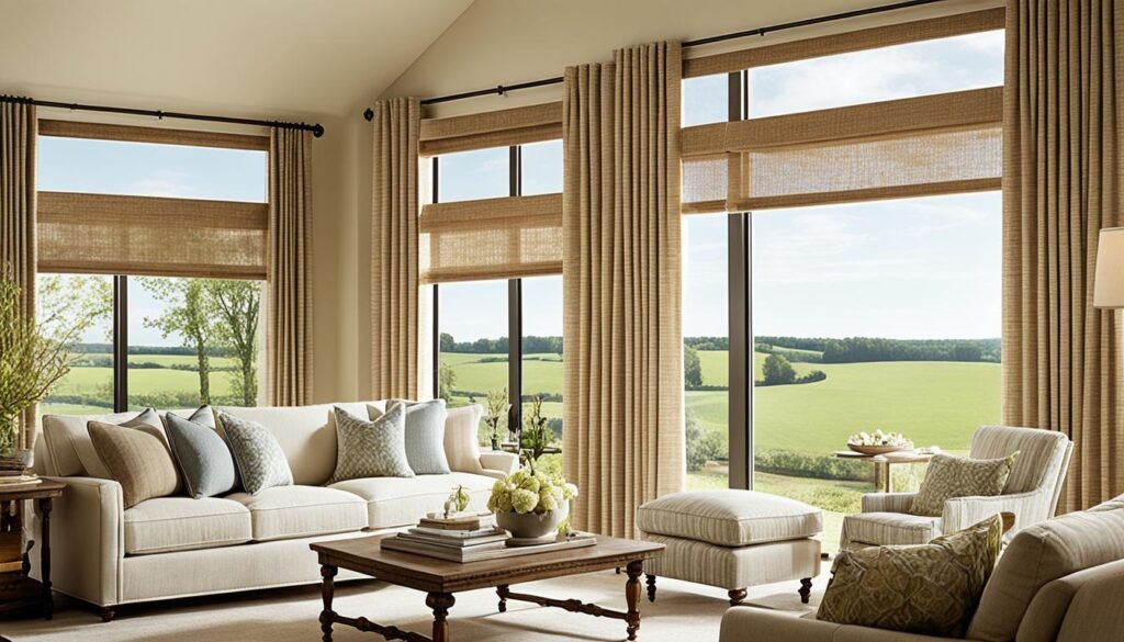 room-specific window treatments