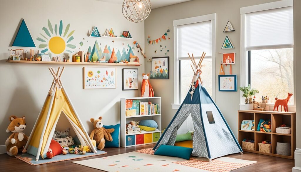 utilizing small spaces for play