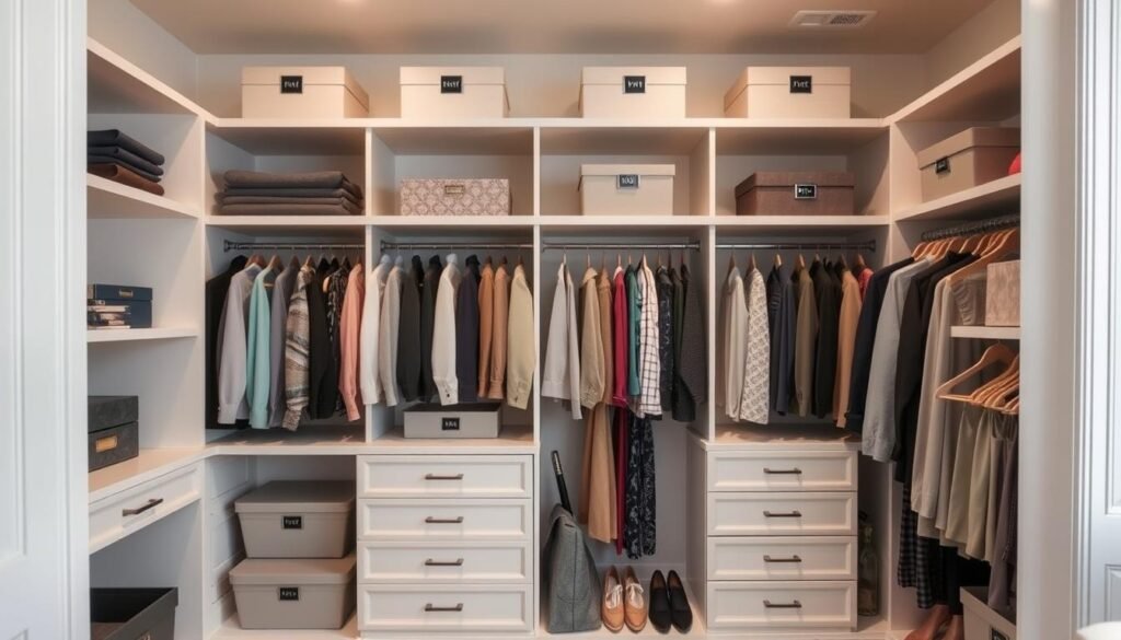 organized closet maintenance